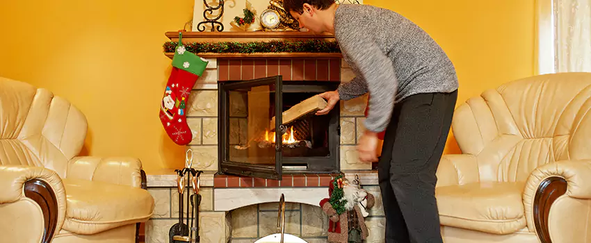 Gas to Wood-Burning Fireplace Conversion Services in East Northport, New York