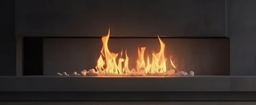 B-Vent Gas Fireplace Installation in East Northport, NY
