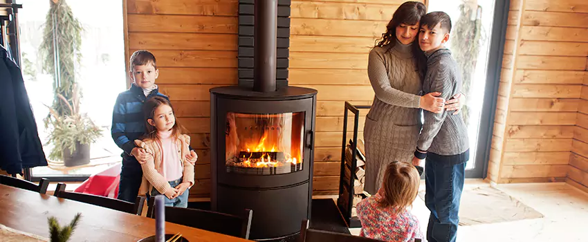 Morso Cast Iron Fireplace Insert Installation in East Northport, New York